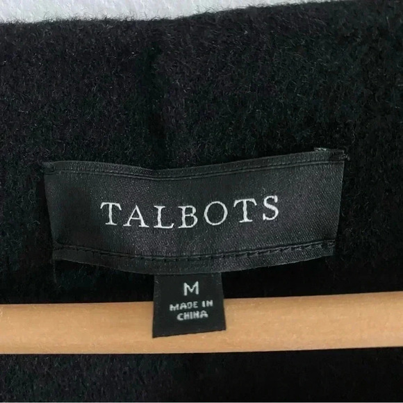 TALBOTS BUFFALO PLAID DOUBLE-FACE TOPPER COAT JACKET Sz M - Picture 5 of 10